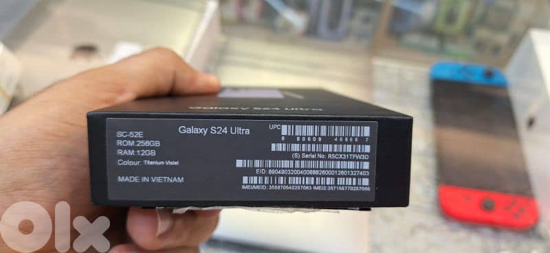 SAMSUNG S24 ULTRA 12RAM 256GB VIOLET OPEN BOX 1