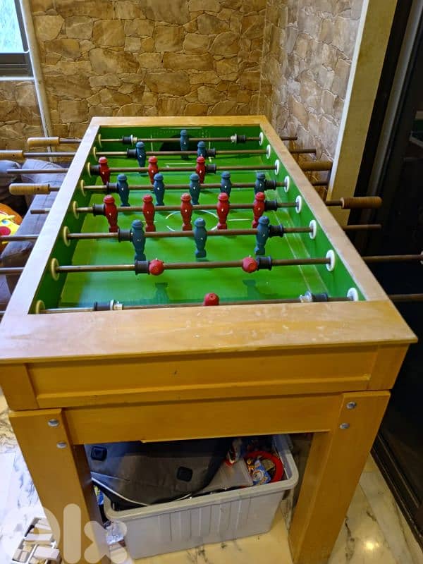 Zayn Solid Wood Babyfoot Table – 147×76×80 cm, Very Good Condition 2