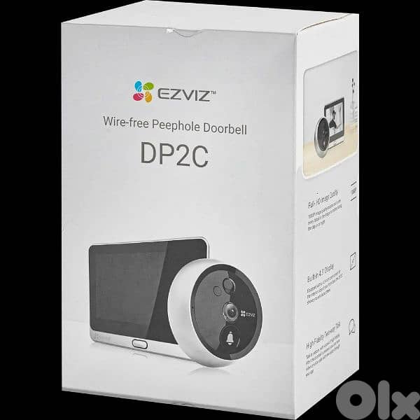 EZVIZ DP2C – Wire-free Peephole Doorbell 0