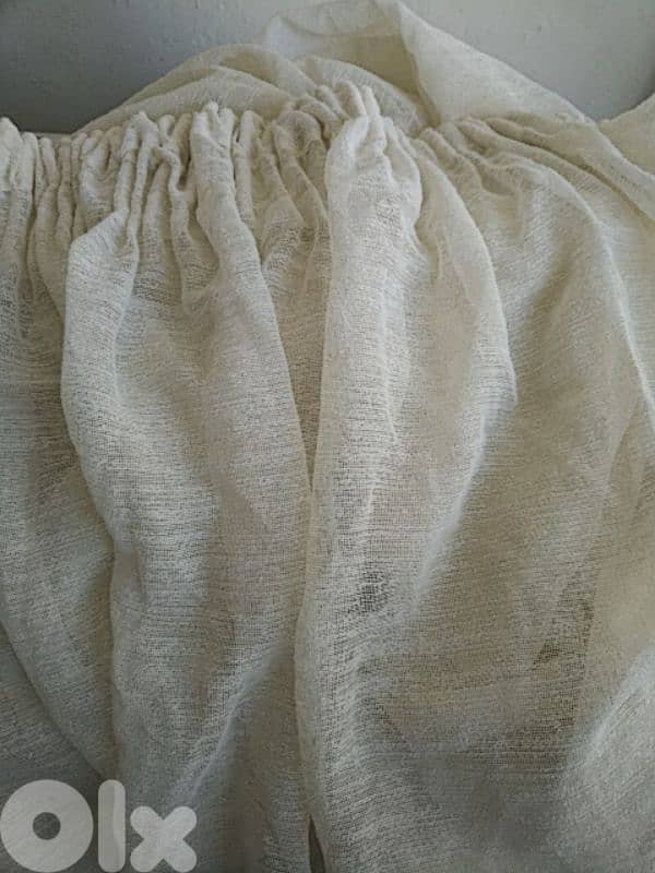 6 white curtains (Textile made in France) - Not Negotiable 1