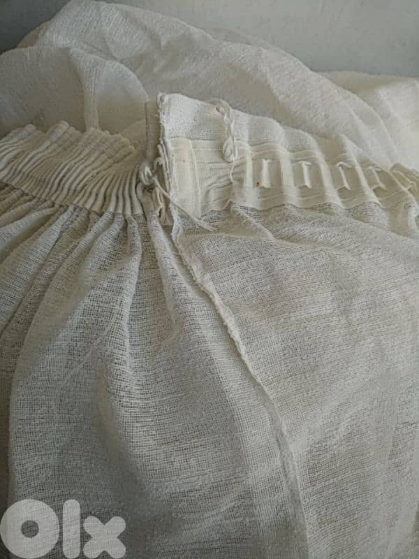 6 white curtains (Textile made in France) - Not Negotiable 3