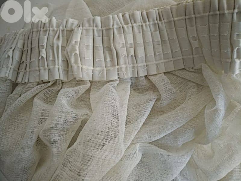 6 white curtains (Textile made in France) - Not Negotiable 4
