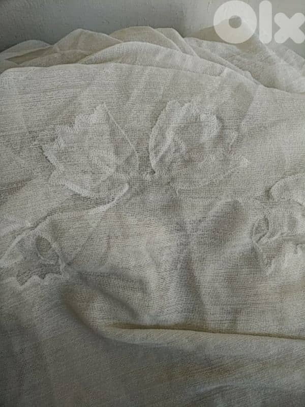 6 white curtains (Textile made in France) - Not Negotiable 6