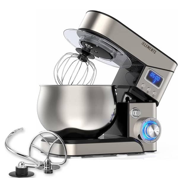 KB ELEMENTS STAINLESS STEEL STAND MIXER 5 Litersعجانة ٥ كيلو 2