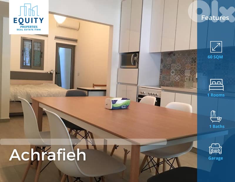 Furnished 60 SQM Apartment For Rent In Achrafieh #AA207824 0