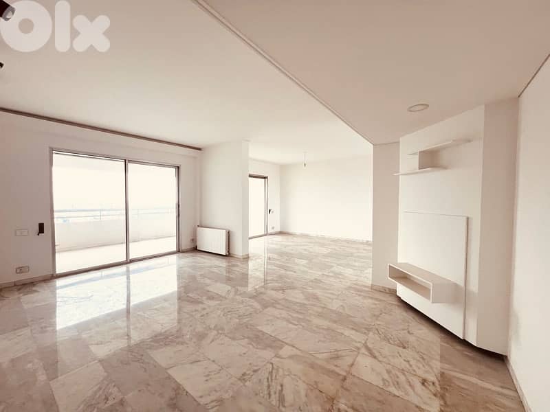 Achrafieh Gorgeous Renovated 240m2 Standing Seaview Balconies Parkings 0