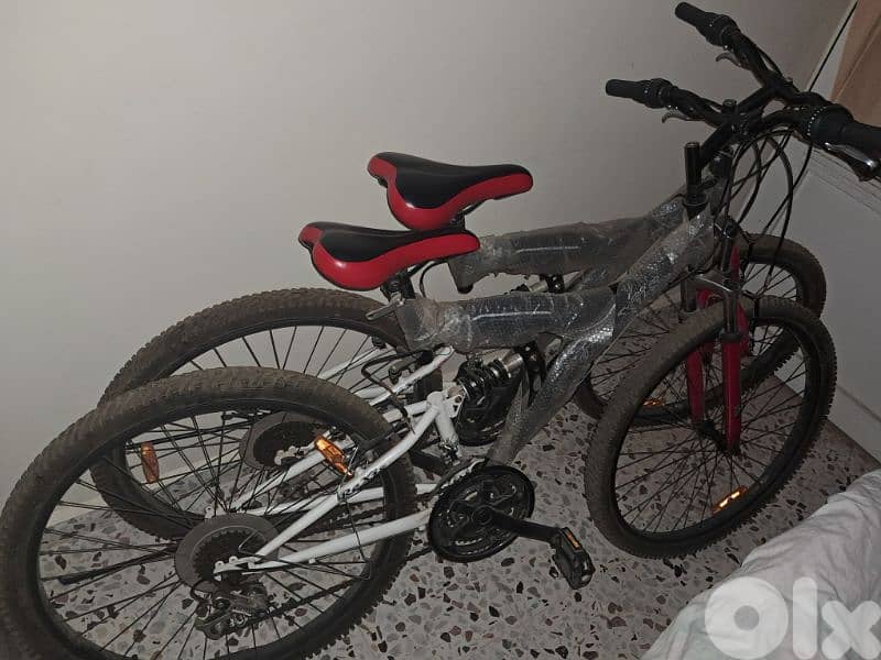 new bicycles used once 0