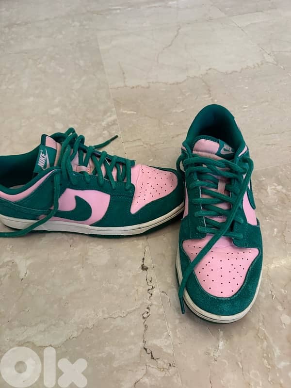 NIKE X DUNK ( Green&Pink ) Colorway 1
