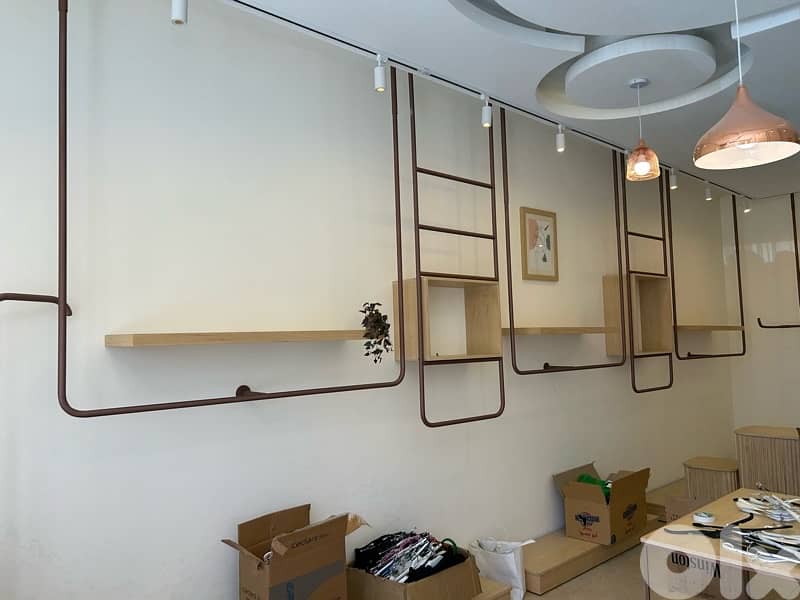Decor for clothing store , ديكور محل ألبسة 6