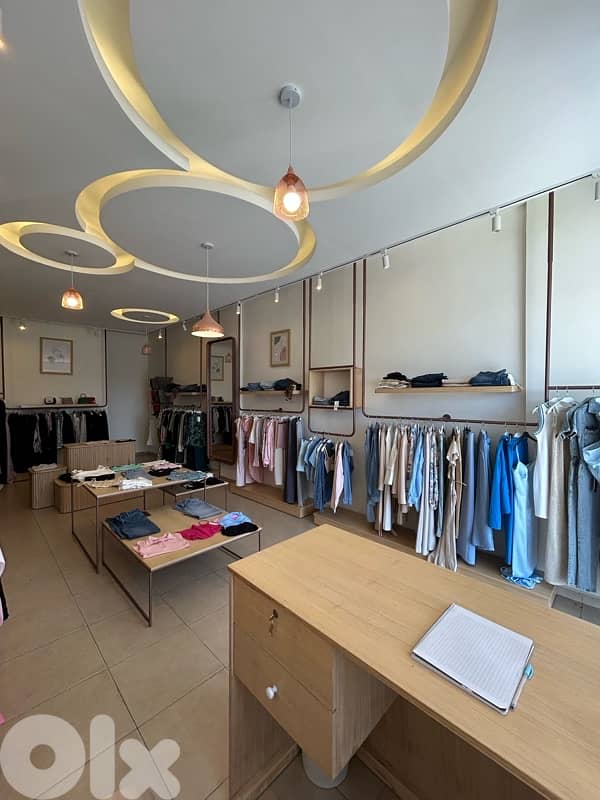 Decor for clothing store , ديكور محل ألبسة 15