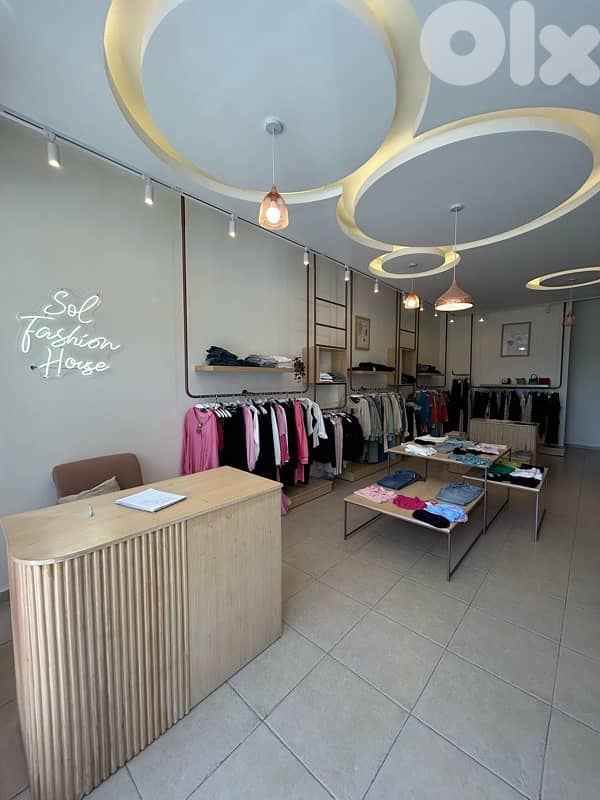 Decor for clothing store , ديكور محل ألبسة 16