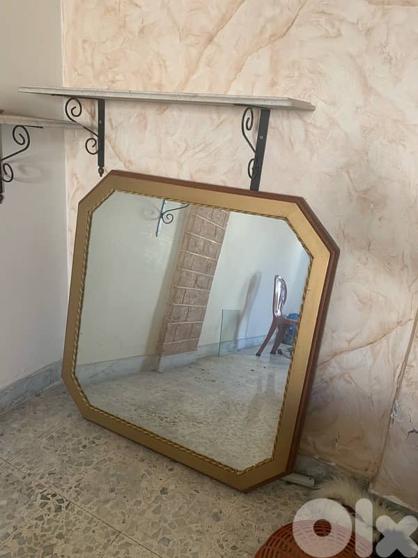 مرايه وبرواز خشب متر ب متر 0