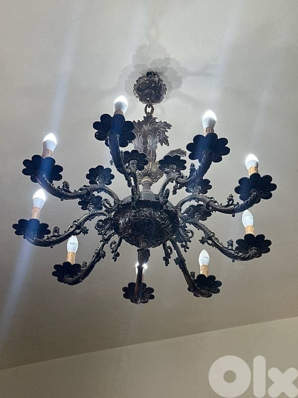 Antique Copper Chandelier 0