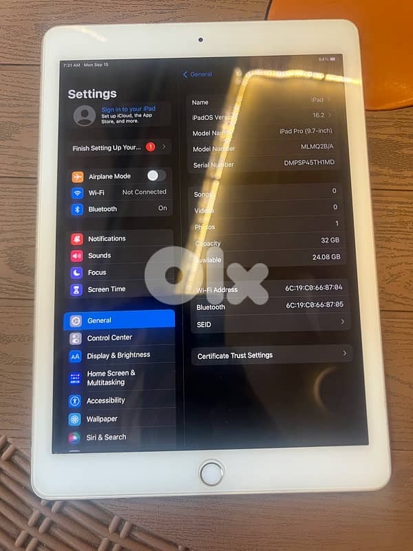 ipad pro first gen 9.7 6