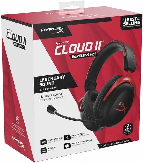 Hyper X Cloud ll Faming Headset built for comfort . turned for victory 0