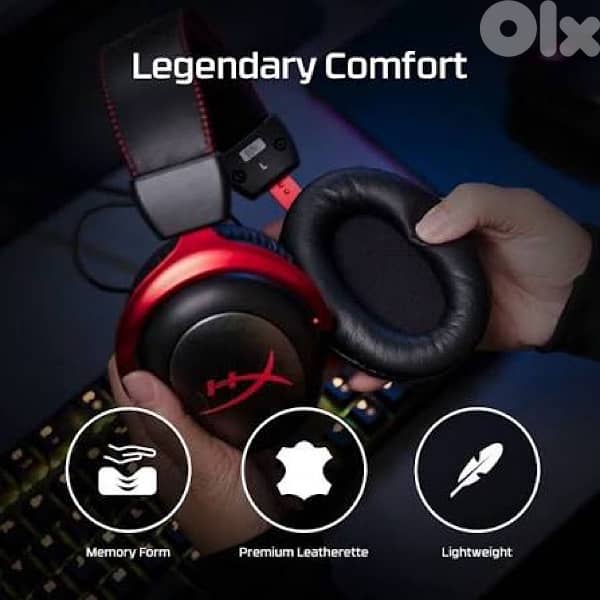 Hyper X Cloud ll Faming Headset built for comfort . turned for victory 8