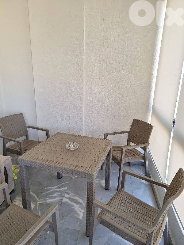 outdoor table with 4 chair table set 3