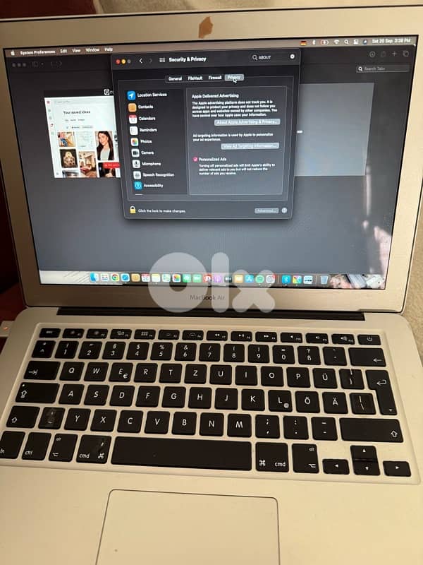 Apple MacBook air 8
