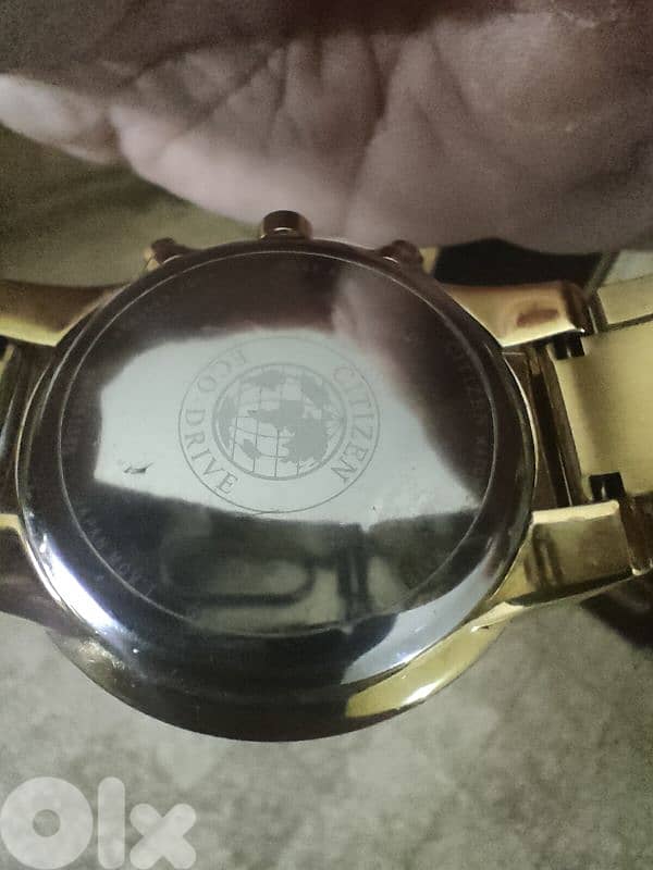 Citizen AT2242-55E Axiom Eco-Drive Gold-Tone Black Chronograph 4