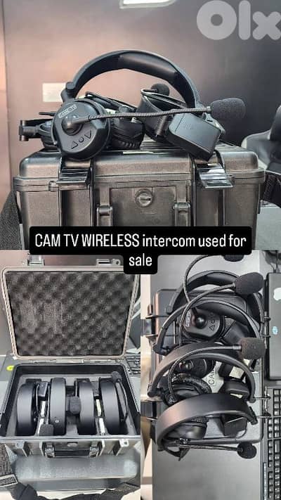 Intercom Wireless 4 Headsets (1 side)