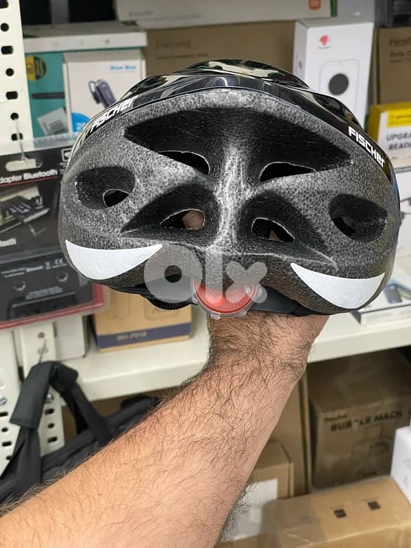 Fischer Adult Bicycle Helmet, Black / Green 58-61Cm (L/XL) 3