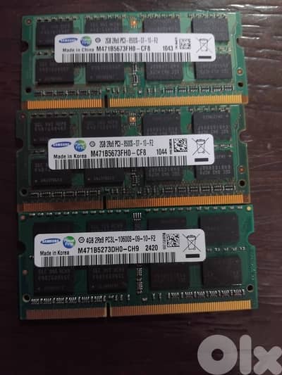 DDR3 2 GB + DDR3 2GB + DDR3 4GB