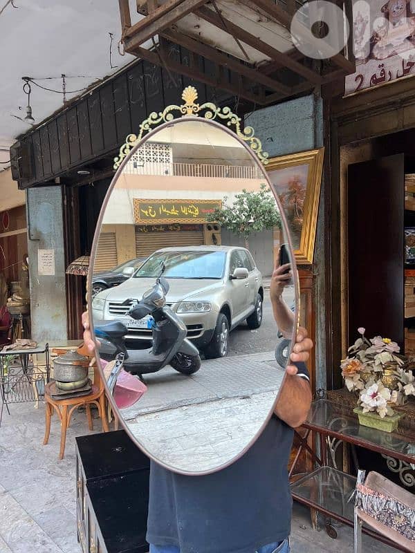 French mirroir bronze مراي برونز فرنسية ناعمة ولا اروع سعر لقطة 1