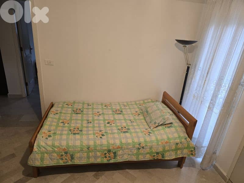 Single Bed + Matress + Cover bed set 1