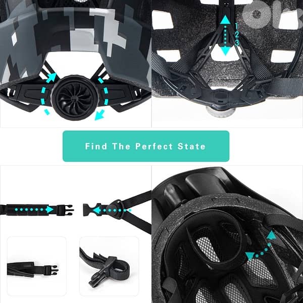 SIFVO Kids Bike Helmet Age 6 + Boys and Girls Bike Helmets (54-57cm) 2