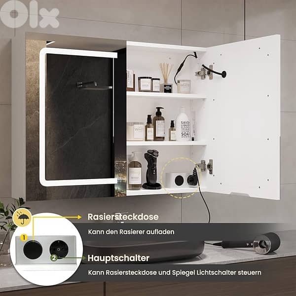 IKEA bathroom mirror with cabinet 3
