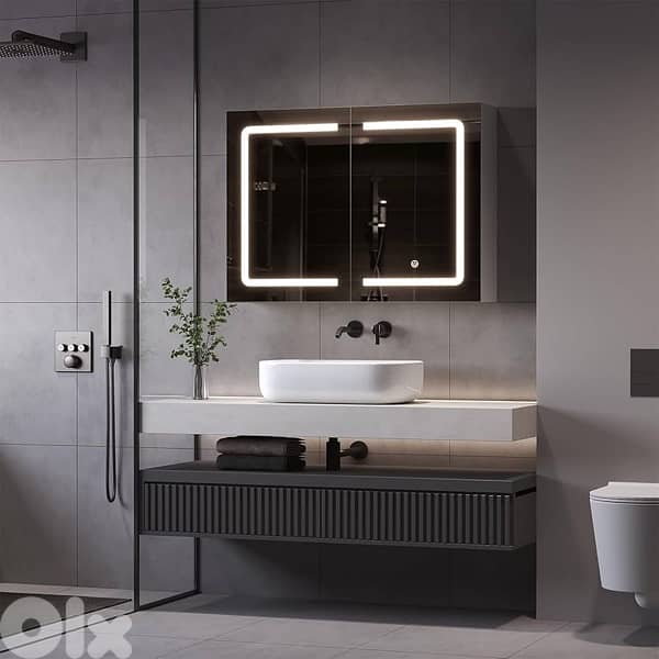 IKEA bathroom mirror with cabinet 6