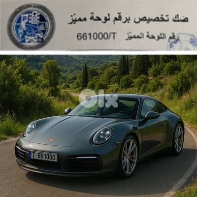 special plate number for sale صك جاهز