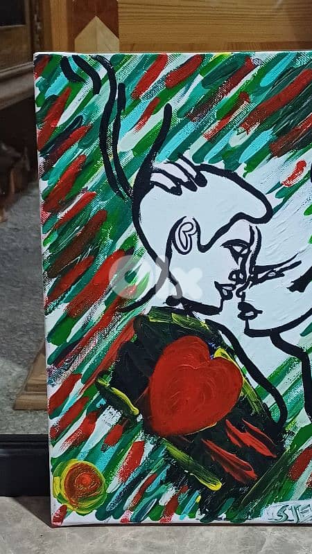 لوحة رسم زيتي اوروبية 3