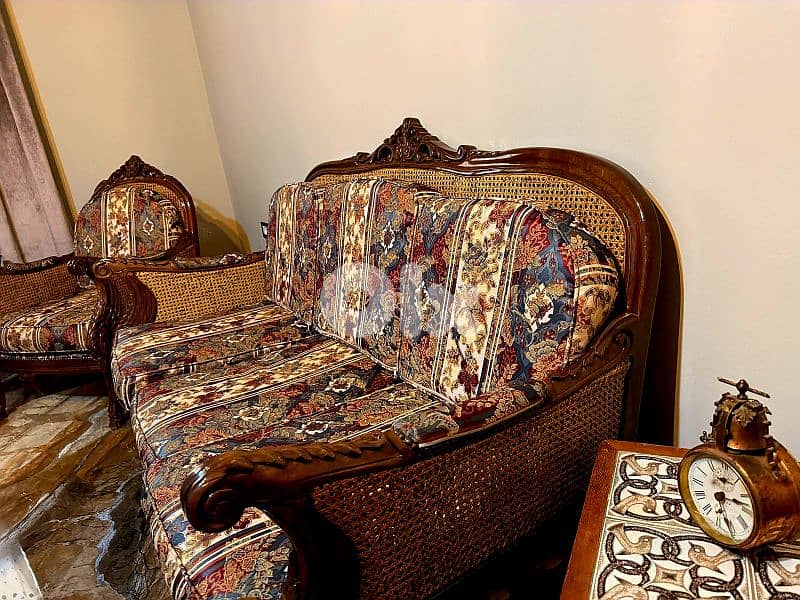 صالون شبنديل سوبر أنتيك كتير نضيف بحالة ممتازة 9