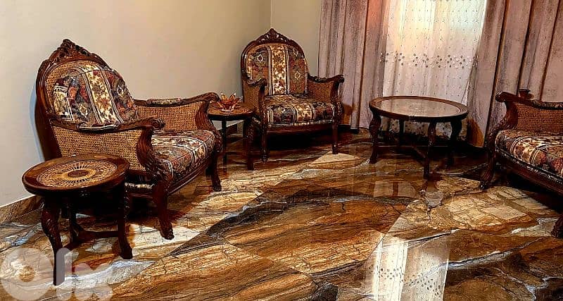 صالون شبنديل سوبر أنتيك كتير نضيف بحالة ممتازة 10