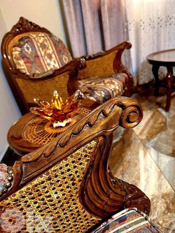 صالون شبنديل سوبر أنتيك كتير نضيف بحالة ممتازة 12