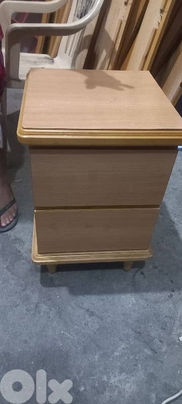 تخت مفرد مع فرشة وكومود وشوفنيرة 2