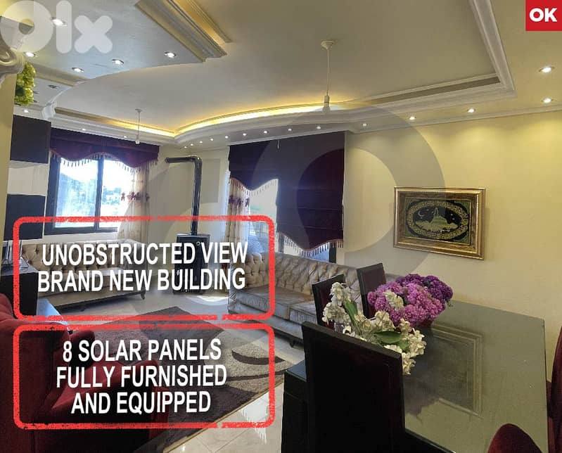 Solar Panels -Fully Furnished & Equipped -Rwaysat Sawfar REF#OK124802 0