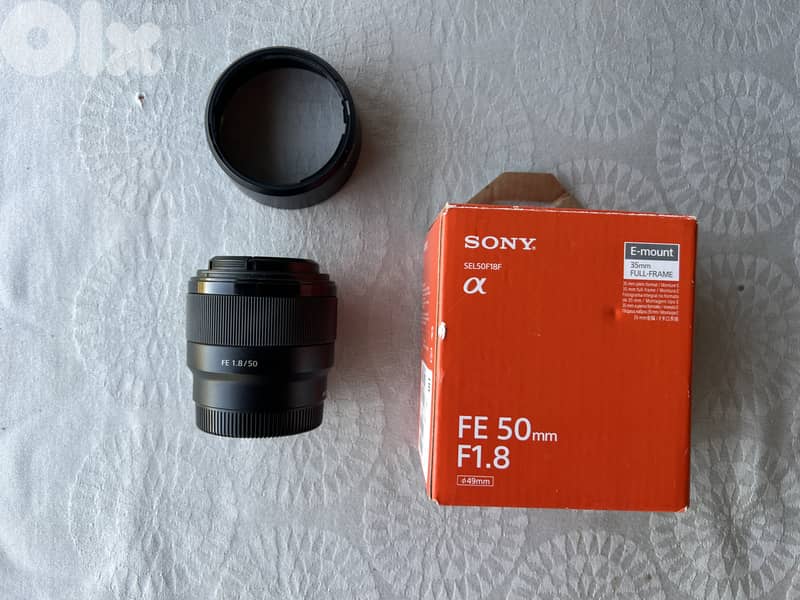 Sony FE 50mm f1.8 Full-frame Prime Lens for Sony E Mount with Box 0
