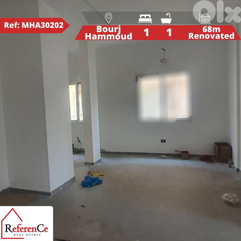 Renovated apartment in Bourj Hammoud شقة مجددة في برج حمود 0