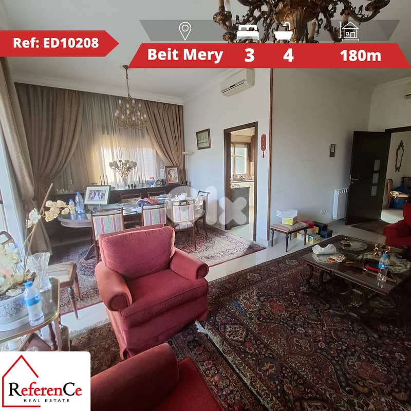 Spacious apartment in Beit Mery شقة واسعة في بيت مري 0
