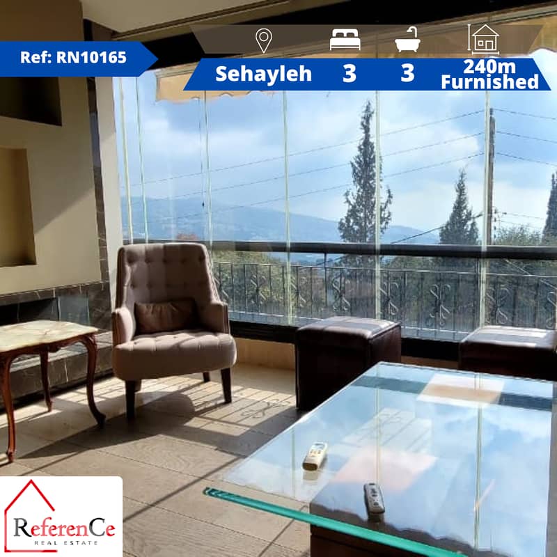 Furnished apartment in Sehayleh for rent شقة مفروشة في سهيلة 0