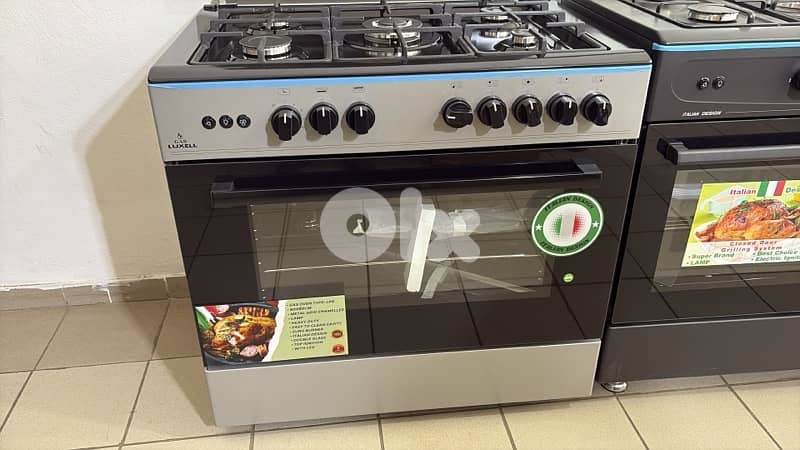 Gas Oven Luxell Gas 90cm فرن غاز لوكسل عريض 0