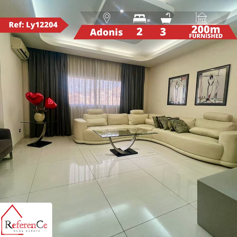 Furnished apartment in Adonis for sale شقة مفروشة للبيع في أدونيس 0
