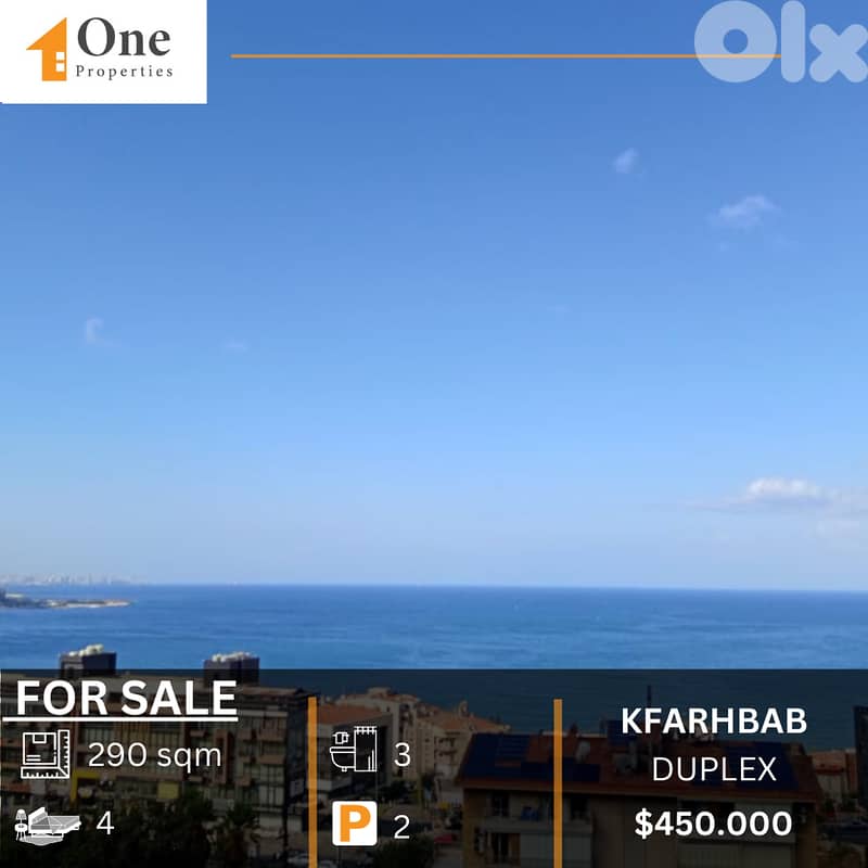 DUPLEX FOR SALE IN KFARHBAB 0