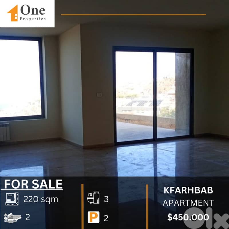 APARTMENT FOR SALE IN KFARHBAB 0