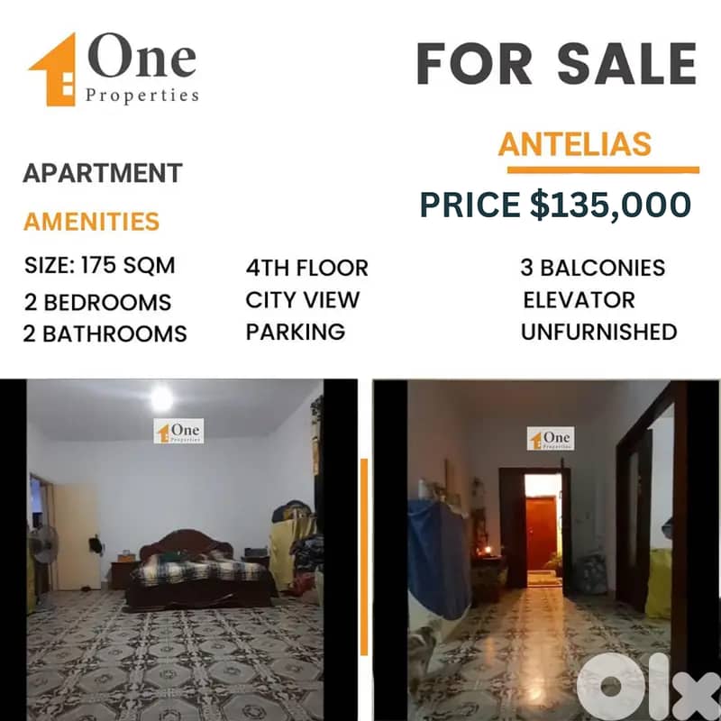APARTMENT FOR SALE IN ANTELIAS 0