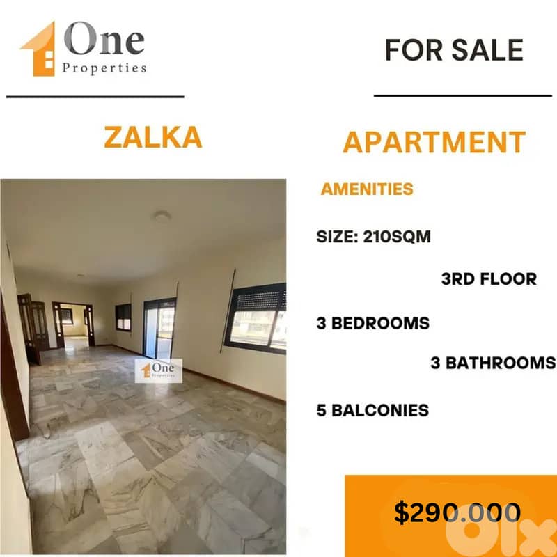 APARTMENT FOR SALE IN ZALKA 0