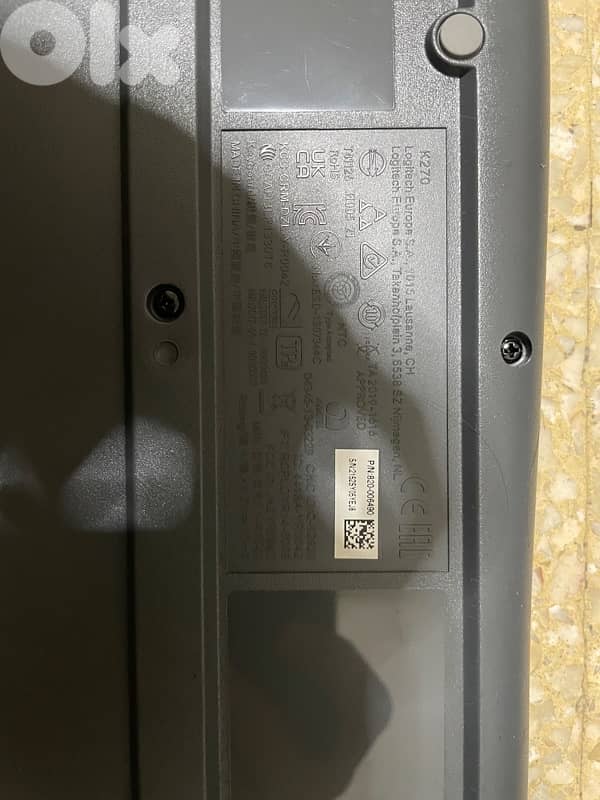 K270 Wireless Keyboard  logitech 1