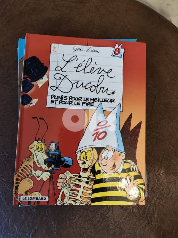 children bandes dessinees 6 books in ,french,in good condition 2